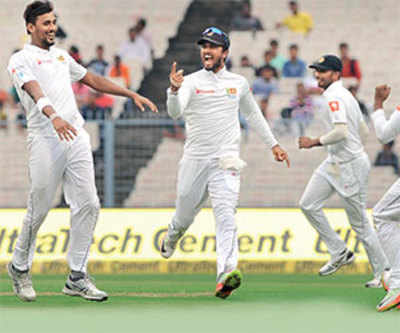 India vs Sri Lanka Series 1st Test Day 1: Suranga Lakmal reduces India to 17/3 on rain-marred day