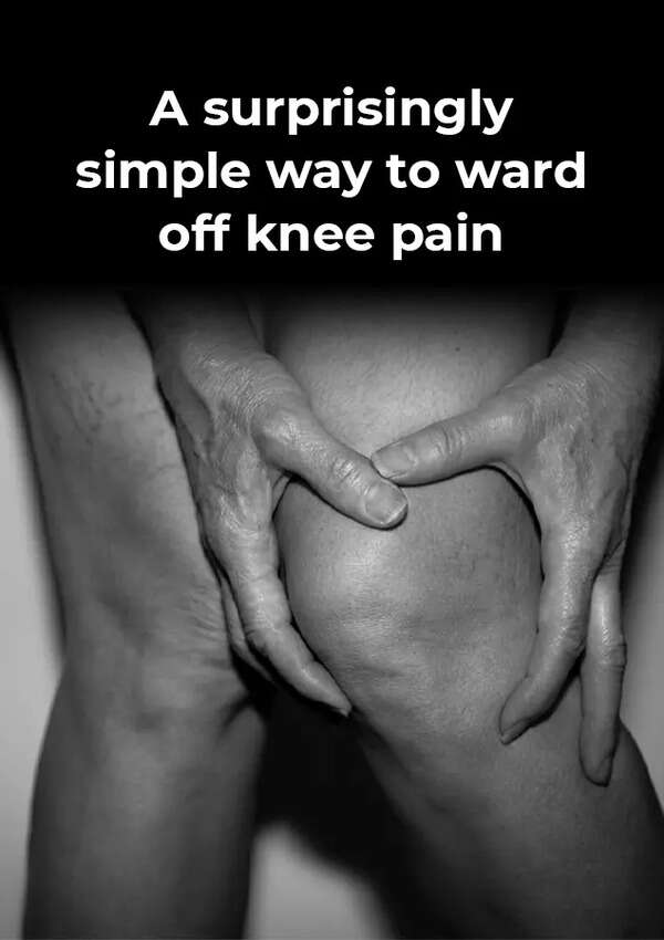 A surprisingly simple way to ward off knee pain