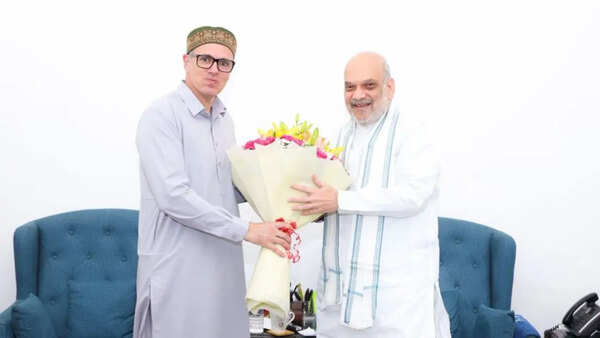 Omar Abdullah meets Amit Shah, discusses J&K’s statehood