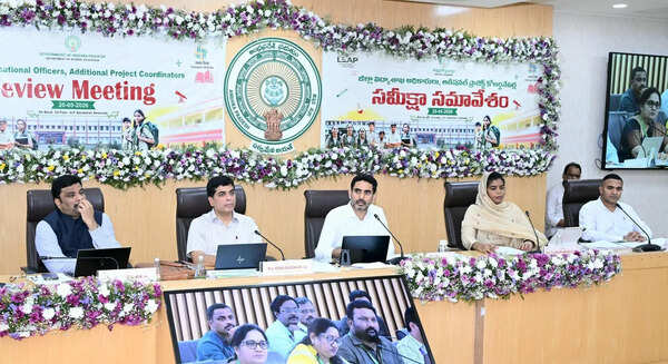 Lokesh reviews school education, flags infrastructure gaps and dropouts