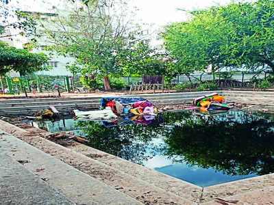 Kaikondrahalli Lake’s floating idols