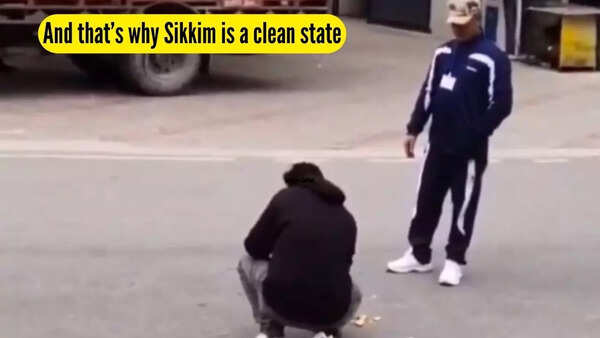 “This should be the rule everywhere in India”: See what happened when a tourist threw orange peels on the roads of Sikkim