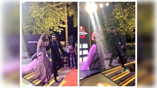 Photo: Fans swoon over Ranveer Singh's chivalrous act towards Hina Khan