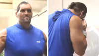 What made the Great Khali cry? 