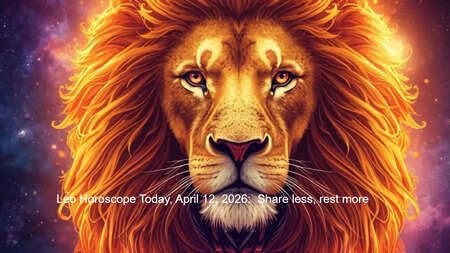 Leo Horoscope Today, April 12, 2026:  Share less, rest more