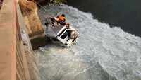 3 three dead as car plunges into canal in UP's Bijnor 