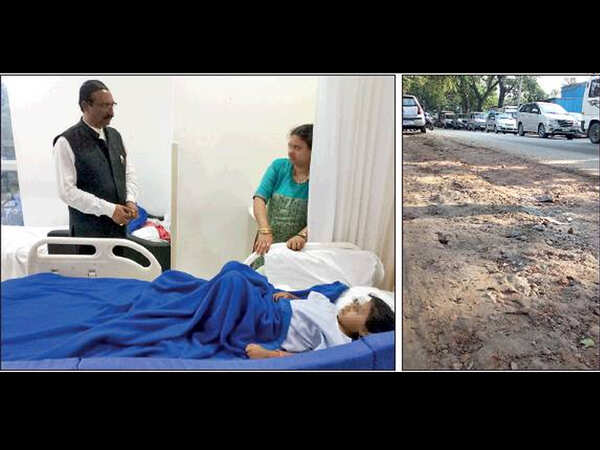 A day after accident, BBMP chief meets family; police file complaint