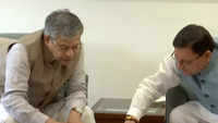 Uttarakhand CM Dhami meets IT Minister Ashwini Vaishnaw in Delhi 
