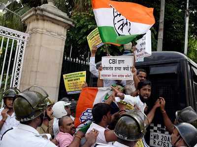 INX Media scam: Congress protests P Chidambaram's arrest; condemns the misuse of central agencies