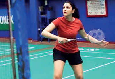 Parineeti Chopra returns to the badminton court