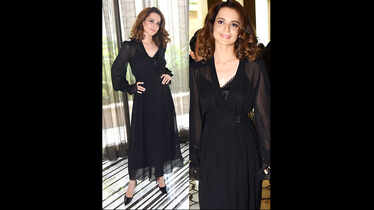 Kangana Ranaut shows off her fashionable side during 'Simran ...