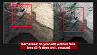 Dramatic! 85-year-old woman falls into well in Karnataka, rescued 