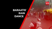Viral: Rains could not dampen the spirit of the ‘Baraatis’ 