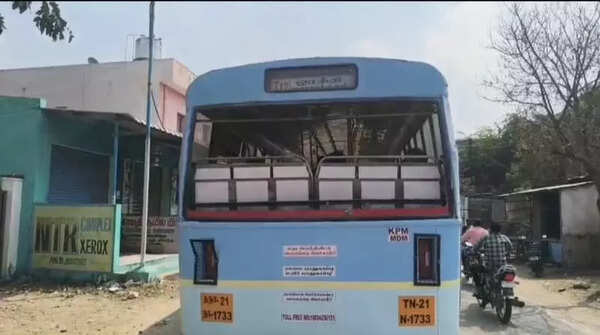 School students pelt stones at crowded bus they couldn’t board