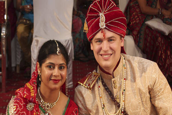 When the angrezi groom Adam Filion married his desi dulhaniya Swati Tiwari at SwagatLawns in Nagpur