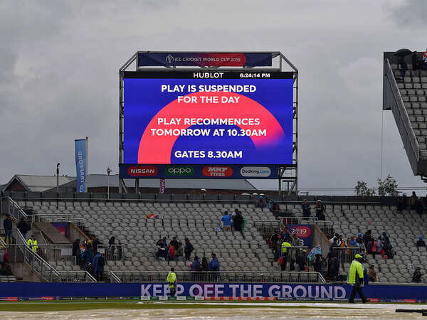 India vs New Zealand, World Cup 2019: Rain takes India-New Zealand World Cup semifinal into reserve day