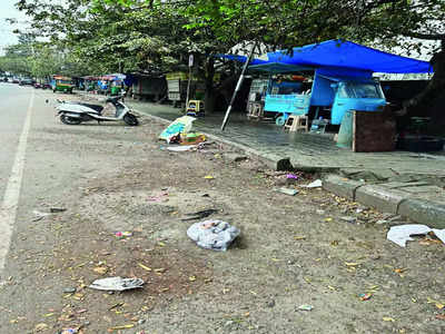 Time for BBMP to clear HSR footpath mess