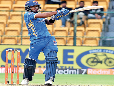 Karnataka Premier League 2019: Bengaluru Blasters edge Ballari Tuskers on VJD rule