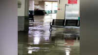 Water enters Bhopal hospital after rain 