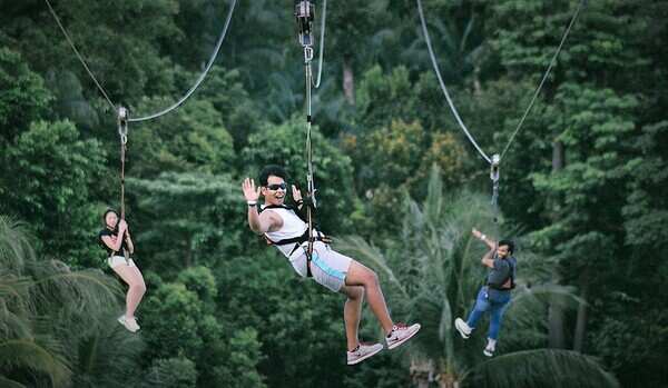 Adv: A regular work day V/S a day in Sentosa Island, Singapore