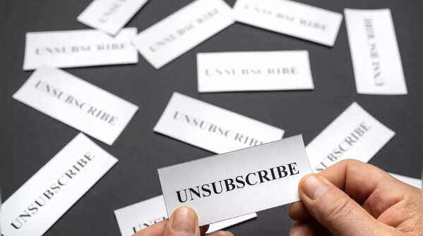 Unsubscribe actively