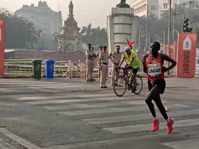 Kenya's Lagat, Ethiopia's Alemu clinch men's and women's titles in Mumbai Marathon