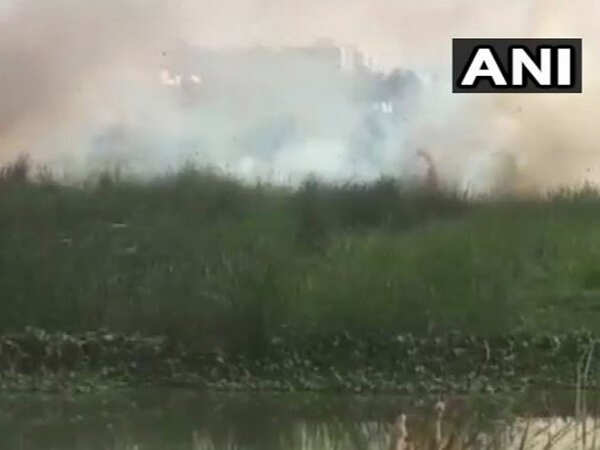 Fire breaks out in Bengaluru's Varthur lake