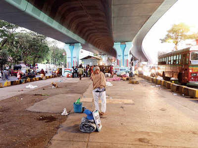 How should the space under flyovers be utilised?