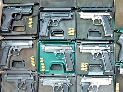 Pistols, firearms found in Sudaguntepalya house in Bengaluru; 2 held