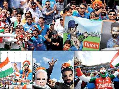 Photos: Indian fans are making their presence felt at the World Cup