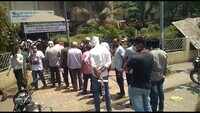 People line up in long queues to buy Remdesivir in Surat 