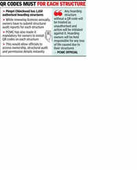 PCMC reduces annual no-ad period on hoardings to 15 days ahead of monsoon