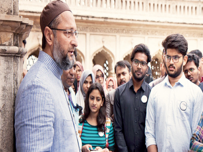 Asaduddin Owaisi has found a unique way to connect with the youth of Hyderabad