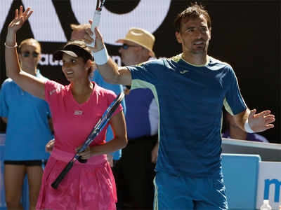 Sania Mirza, Ivan Dodig reach Australian Open mixed doubles final