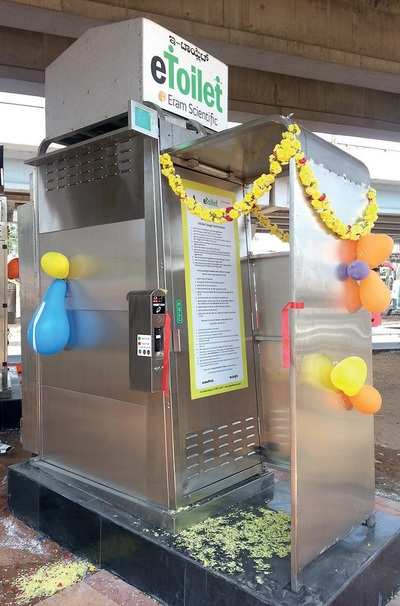 Smartest of initiatives? 2 people are manning 87 e-toilets in Bengaluru