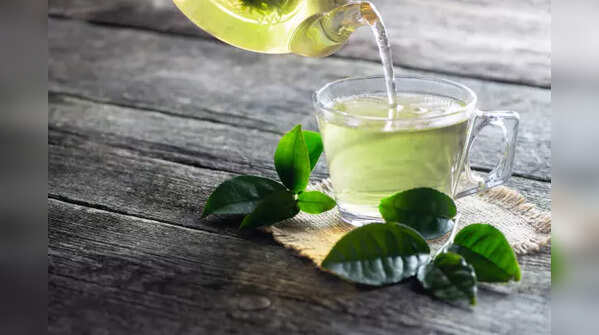 Green tea or matcha latte