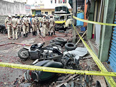 Transport godown blast kills 2, injures 4