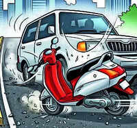 Woman dies after bike-taxi, car collide in Gurgaon DLF 1