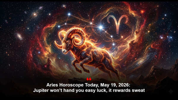 Aries Horoscope Today, May 19, 2026: Jupiter won’t hand you easy luck, it rewards sweat