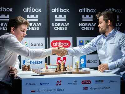 Chess: Polish star Jan-Kzrystof Duda ends Magnus Carlsen's 125-game unbeaten streak