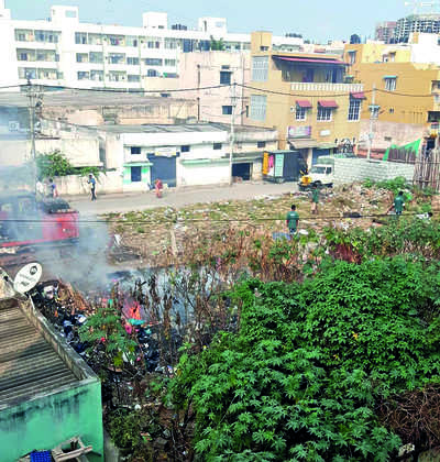 Lost the plot: Palike disposes trash in empty JP Nagar site