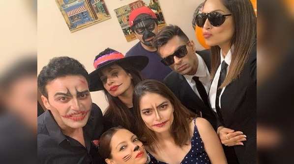 Karan Singh Grover, Bipasha Basu, Nisha Rawal nail the spooky look