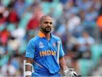 Shikhar Dhawan out of World Cup with thumb injury 