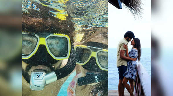 A look at Niharika Konidela-Chaitanya JV's mushy honeymoon pics