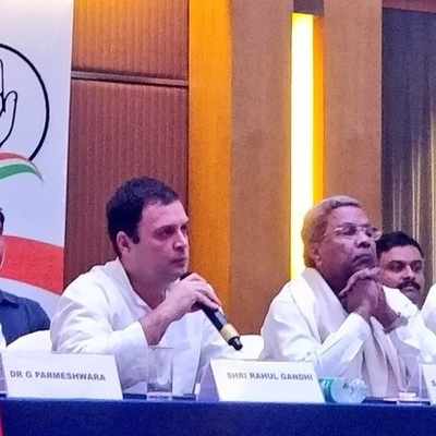 Karnataka Assembly elections 2018: RSS is trying to crush Karnataka’s spirit, BJP has decimated the foreign policy, says Congress president Rahul Gandhi