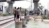 Watch: Locals perform dangerous swimming stunts in Punjab’s Ludhiana 