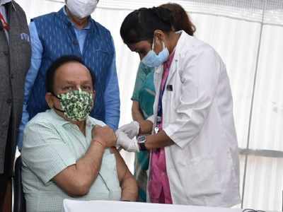 Health Minister Harsh Vardhan, wife receive second dose of COVID-19 vaccine