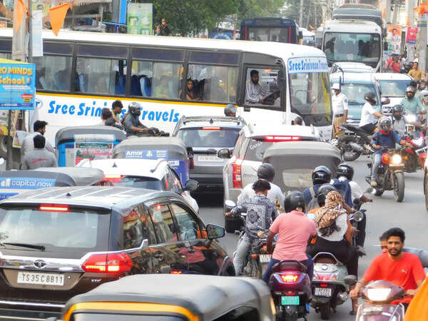 Mallampet choc-a-block near Exit 4A, irks locals