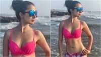Curvaceous figure! Bikini clad Raai Laxmi sets the temperature soaring as she flaunts her perfect toned body 