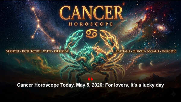 Cancer Horoscope Today, May 5, 2026: For lovers, it’s a lucky day